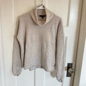 SWTR merino wool yak hair turtleneck cream sweater size medium